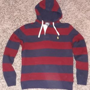 🐎 Polo Hooded Rugby Sweater
